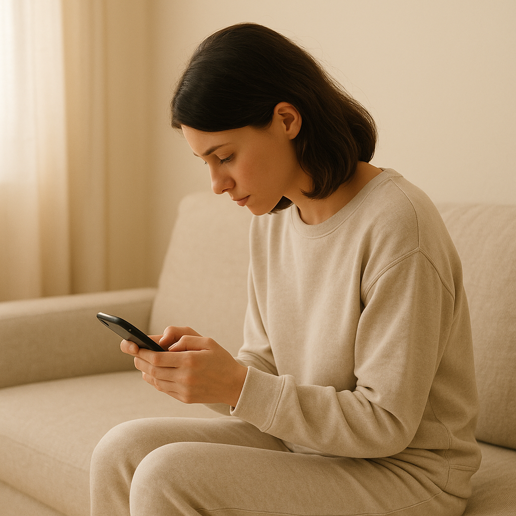 ストレートネックになりやすい姿勢