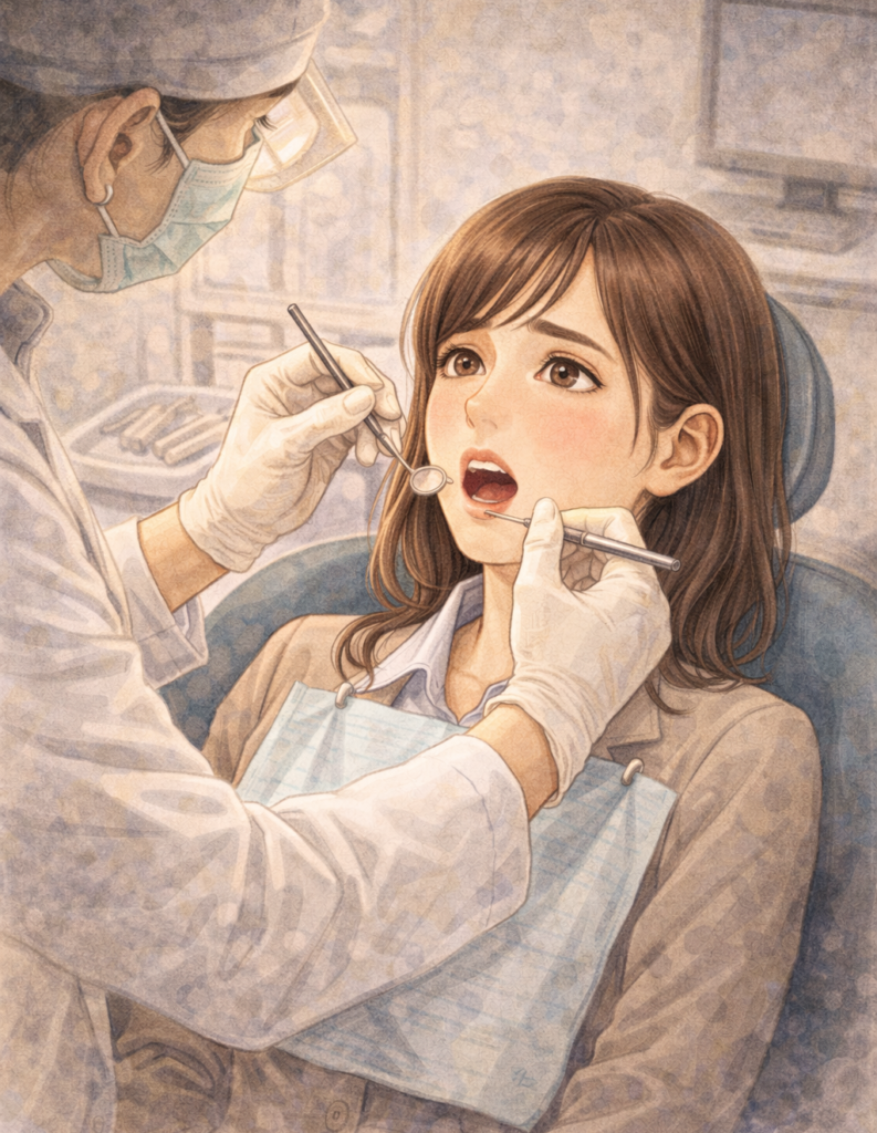歯医者にかかる20～30代女性